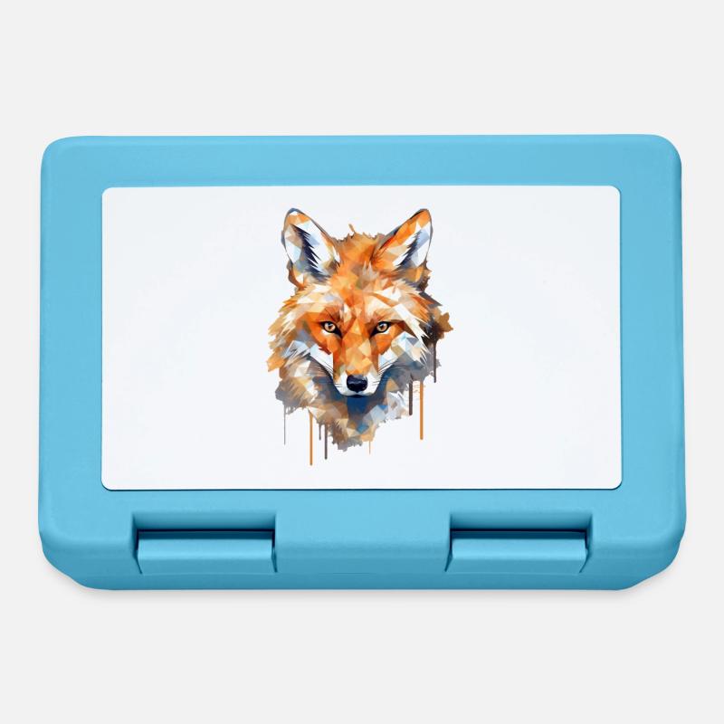 Fuchs - Brotdose - Saphirblau
