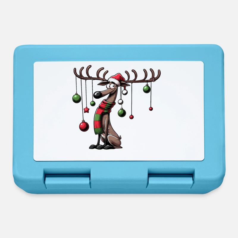 Orignal Noël Arbre de Noël Cadeau de Noël - Boîte à goûter - bleu saphir