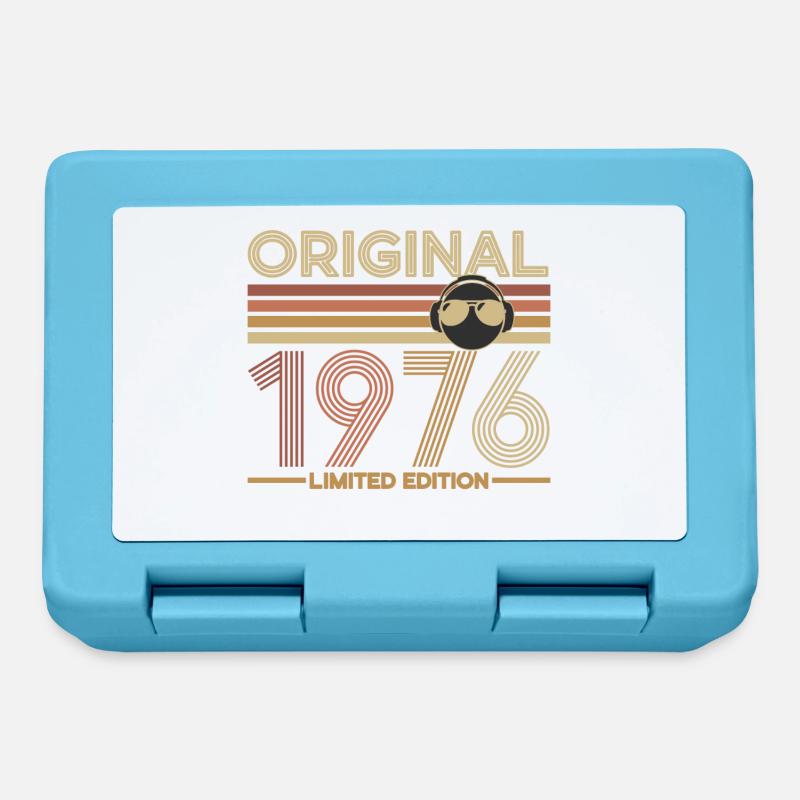 1976 - Boîte à goûter - bleu saphir