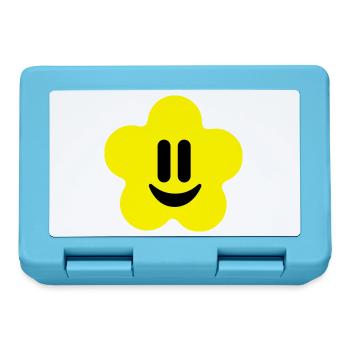 flower power - Brotdose - Saphirblau - Vorne