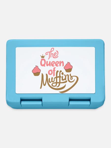 Muffins - Brotdose - Saphirblau
