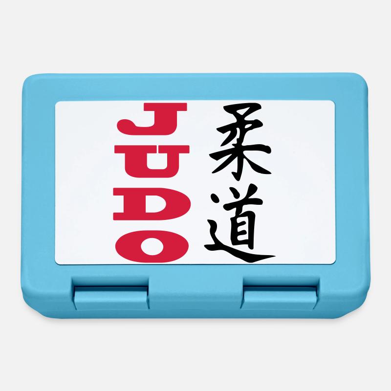 Judo - Boîte à goûter - bleu saphir