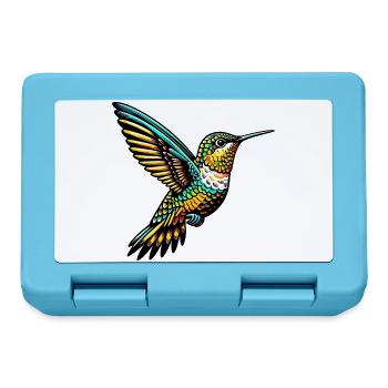 Hummingbird - Lunchbox - sapphire blue - Front