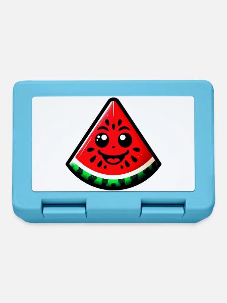 Wassermelone - Brotdose - Saphirblau