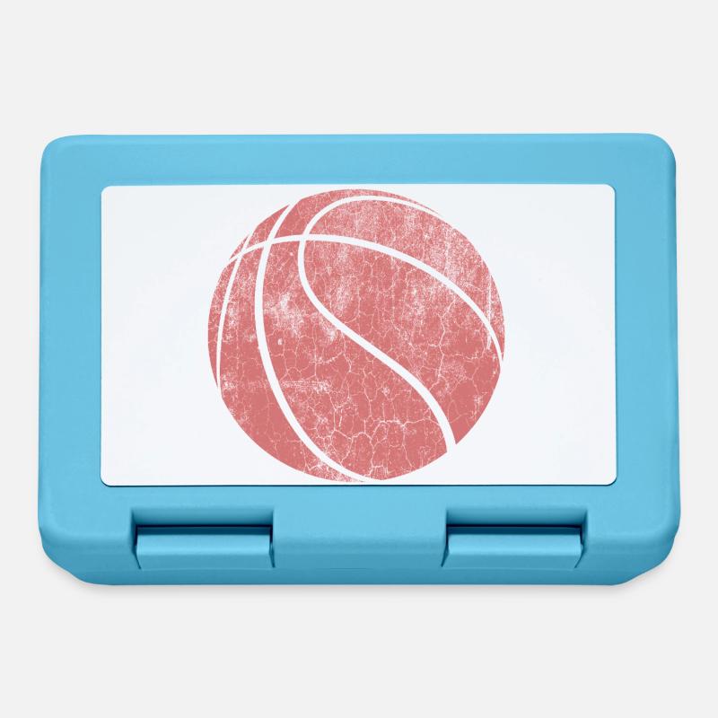 basket-ball - Boîte à goûter - bleu saphir