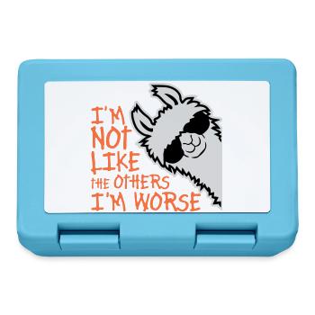 Lama Sunglasses Not Like The Others I'm Worse - Lunchbox - sapphire blue - Front