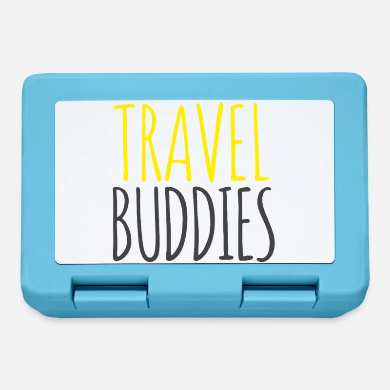 Amis de voyage - Boîte à goûter - bleu saphir