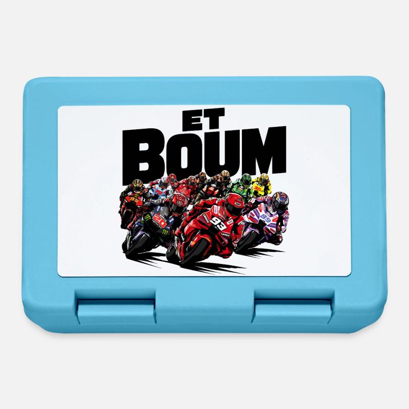 ET BOUM - Boîte à goûter - bleu saphir