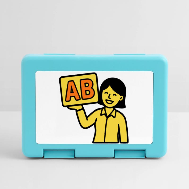 Teacher Elementary School ABC Vector Lunchbox
