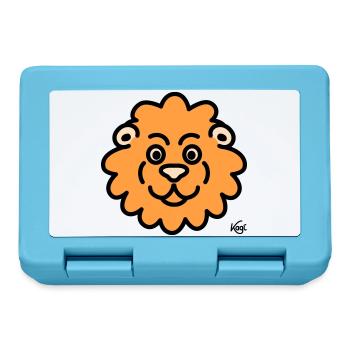 Lion Grand - Boîte à goûter - bleu saphir - Devant