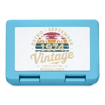 Vintage September 1974 Limited Edition September - Lunchbox - sapphire blue - Front