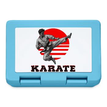 Karate - Brotdose - Saphirblau - Vorne
