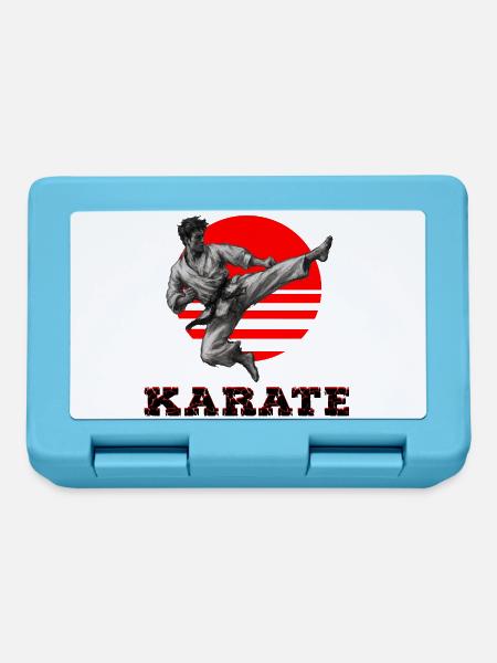 Karate - Brotdose - Saphirblau