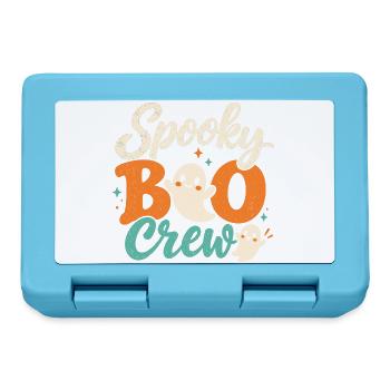 Spooky Boo Crew Retro Halloween-Geister - Brotdose - Saphirblau - Vorne