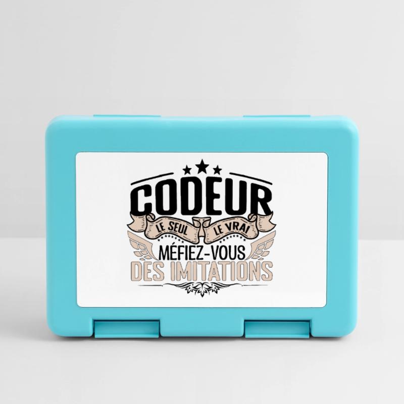 Codeur cadeau Codeur le vrai Codeur Boîte à goûter