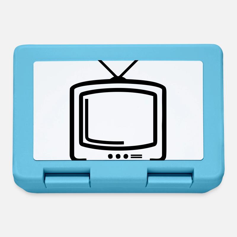 tv - Lunchbox - sapphire blue