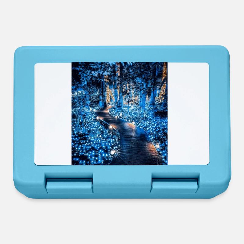 Entrez dans la forêt - Boîte à goûter - bleu saphir