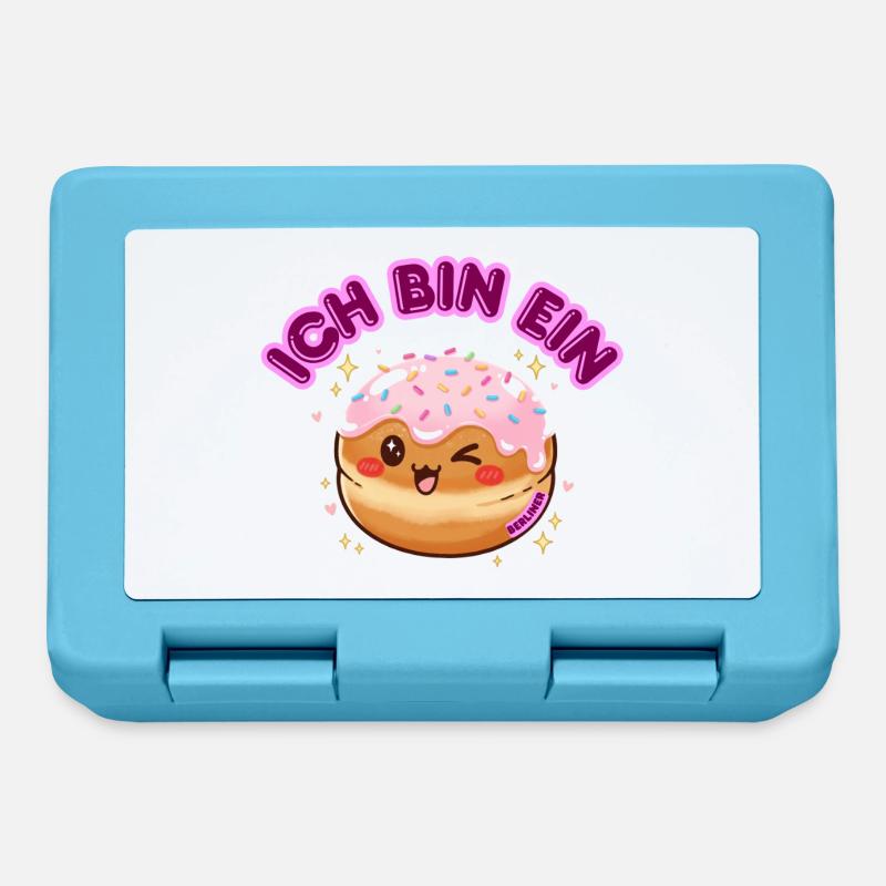 Ich bin ein Berliner - Brotdose - Saphirblau