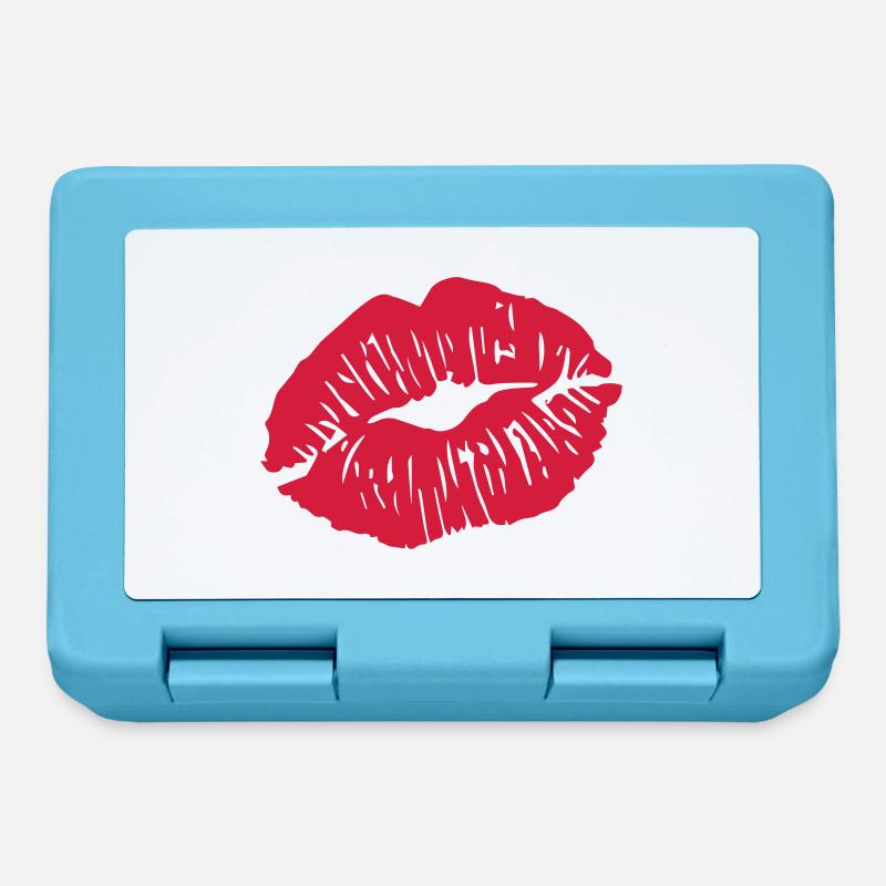 Lips - Lunchbox - sapphire blue