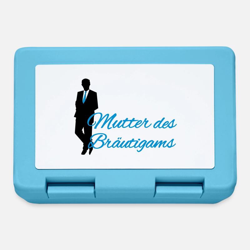Mutter des Bräutigams - Brotdose - Saphirblau