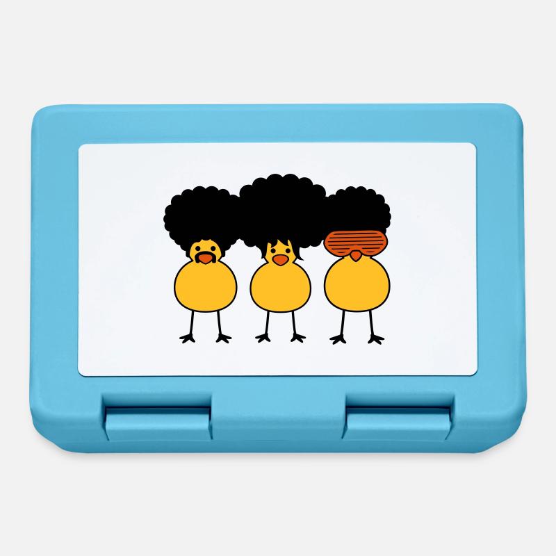 Funky Chicks - Lunchbox - sapphire blue
