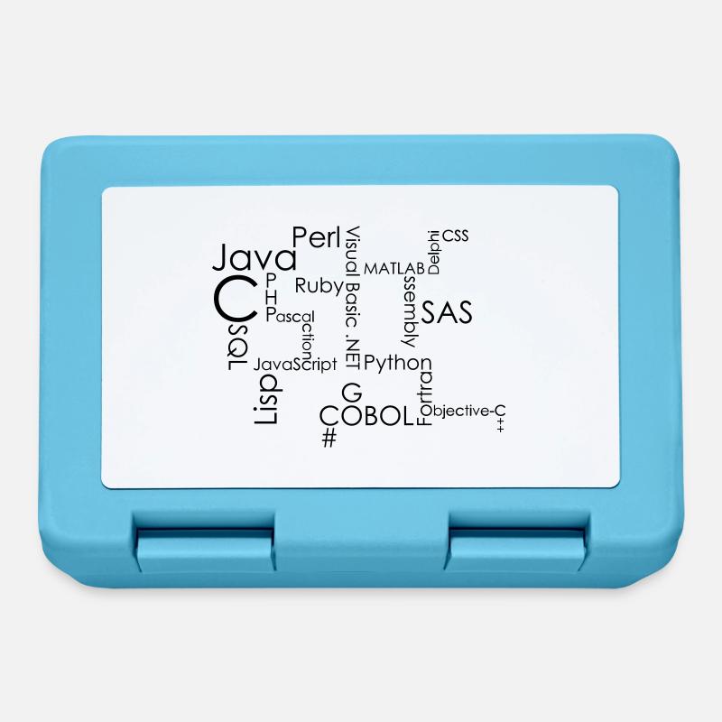 Langages de Programmation - Boîte à goûter - bleu saphir