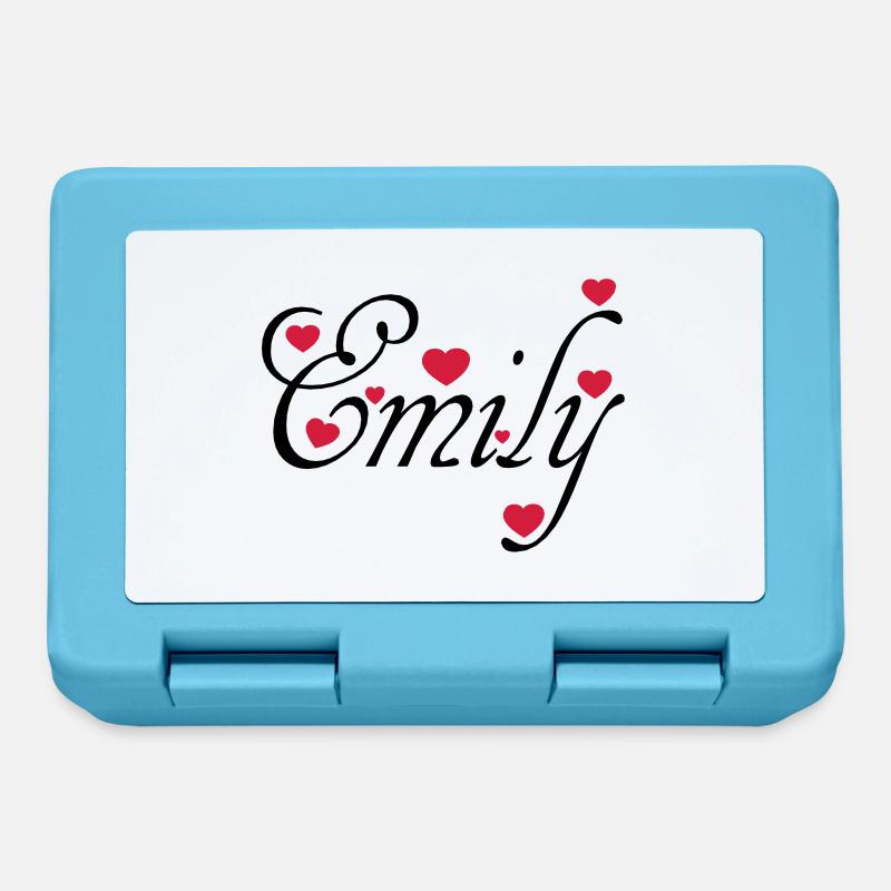 ♥ټI Love Emily-Vector Cute Confession Designټ♥ - Lunchbox - sapphire blue