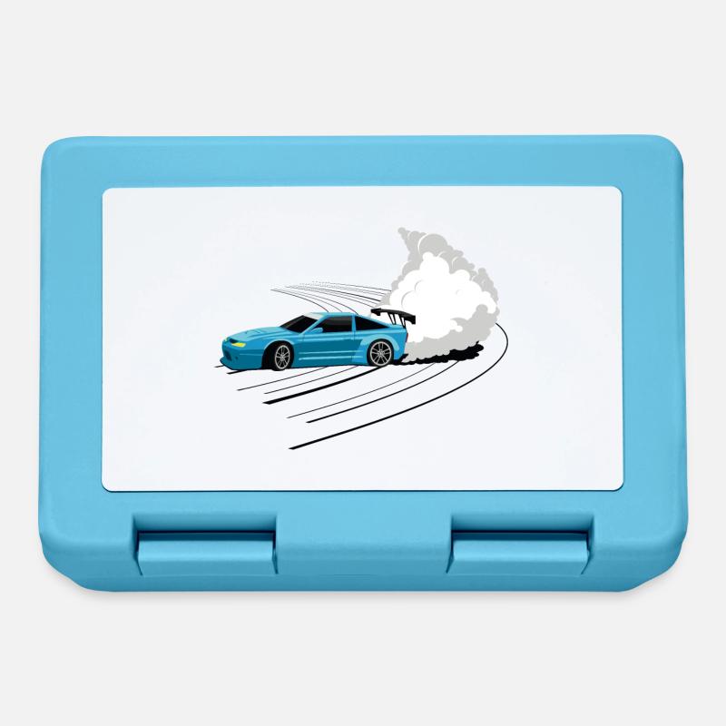Dérive de voiture - Boîte à goûter - bleu saphir