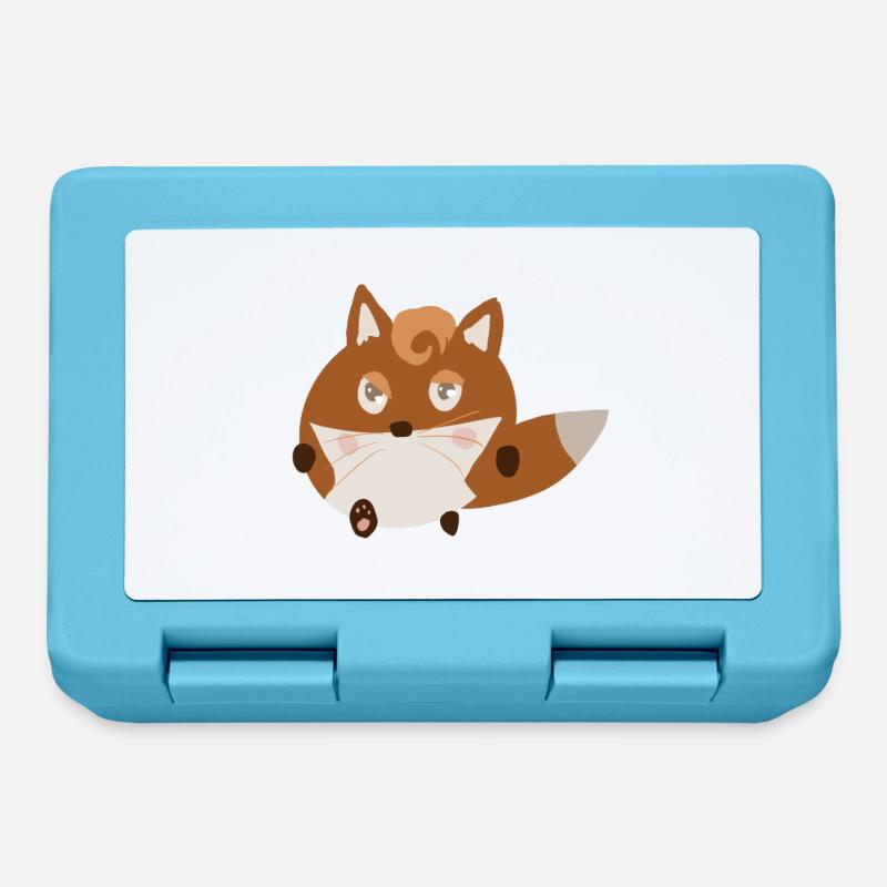 Fox decided - Lunchbox - sapphire blue