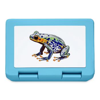 Grenouille empoisonnée avec une belle couleur d’avertissement comme un amphibien - Boîte à goûter - bleu saphir - Devant