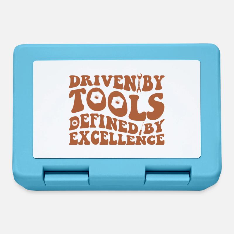 DRIVEN BY TOOLS DEFINED BY EXCELLENCE - Brotdose - Saphirblau