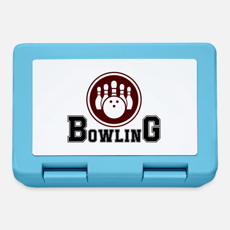 bowling - Brotdose - Saphirblau