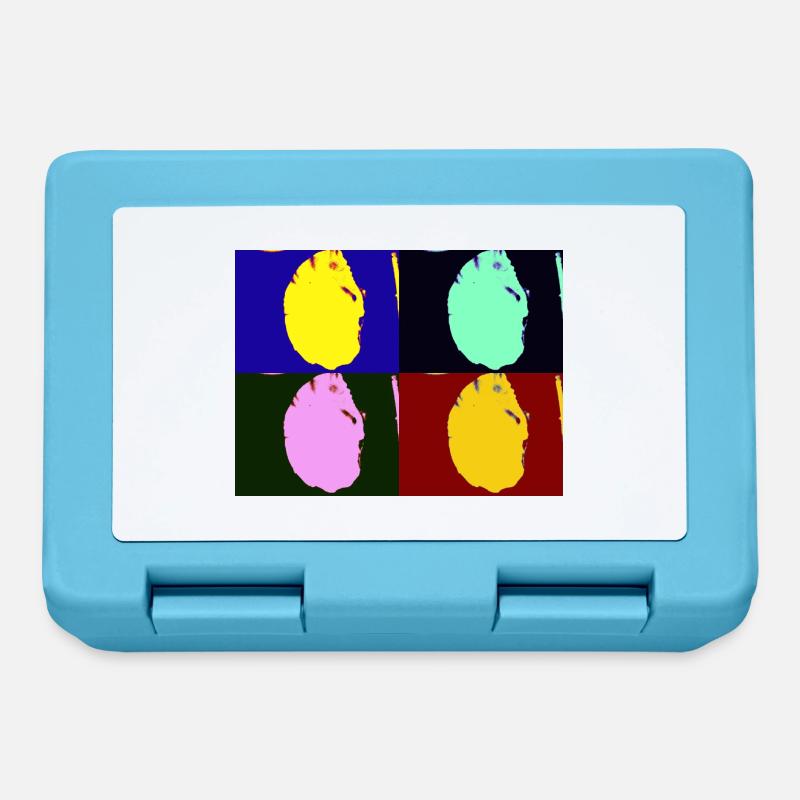Shell head - Lunchbox - sapphire blue