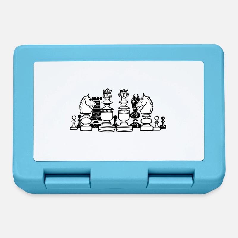 chess - Lunchbox - sapphire blue