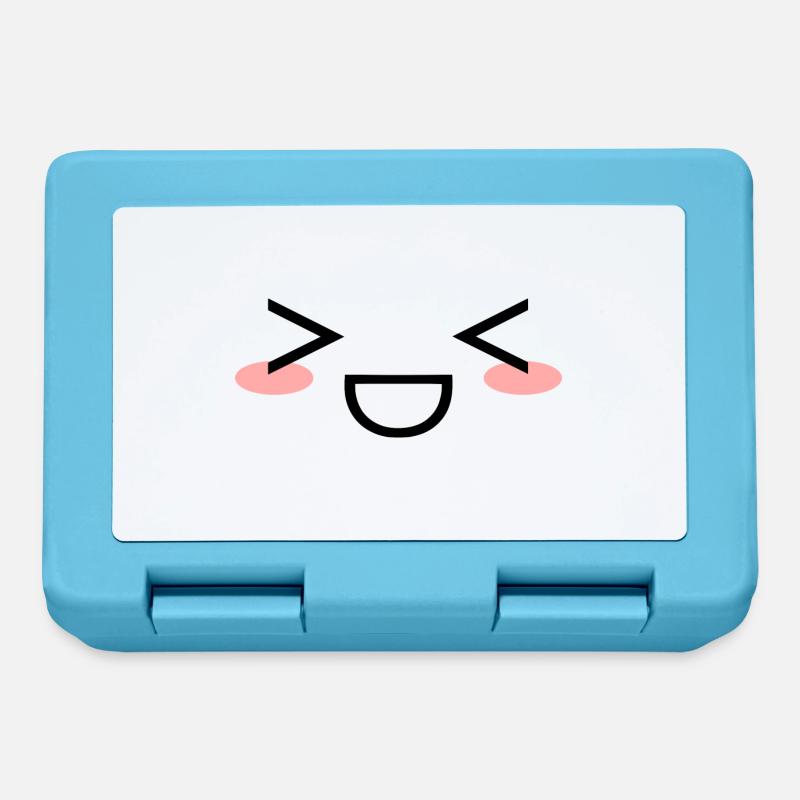 Kawaii - Boîte à goûter - bleu saphir