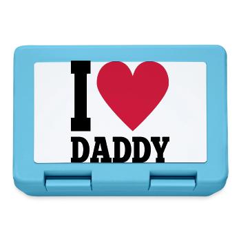 I love daddy - Lunchbox - sapphire blue - Front