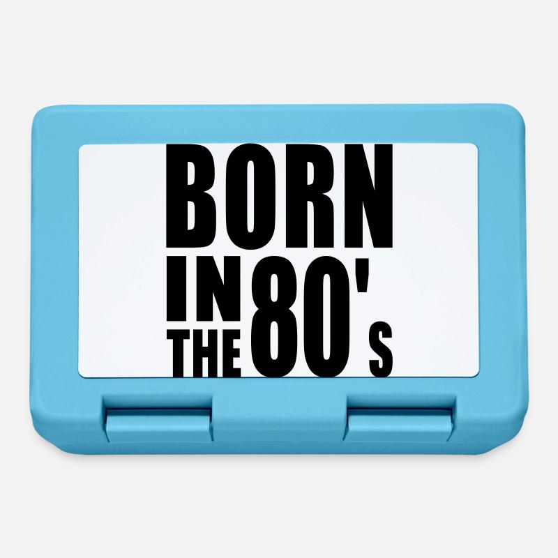 BORN IN THE 80s - Lunchbox - sapphire blue