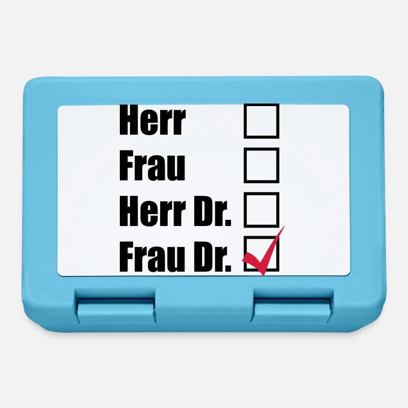 Frau Doktor - Brotdose - Saphirblau