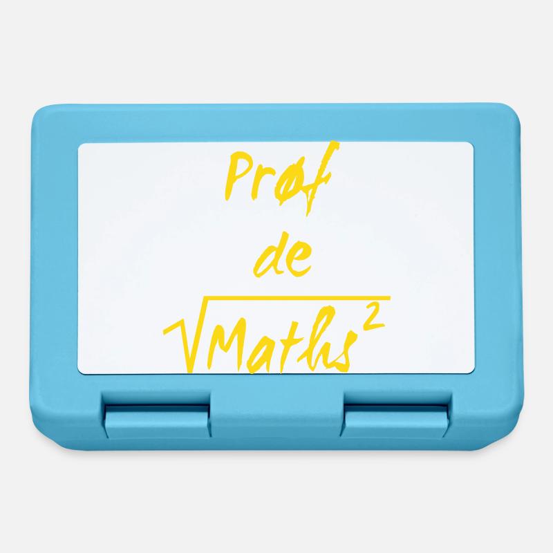 Prof de maths - Brotdose - Saphirblau