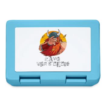 FacePalm Viking - Lunchbox - sapphire blue - Front