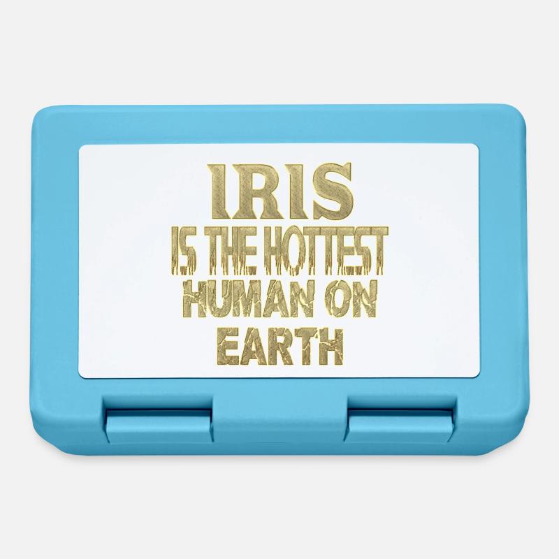 Iris - Brotdose - Saphirblau