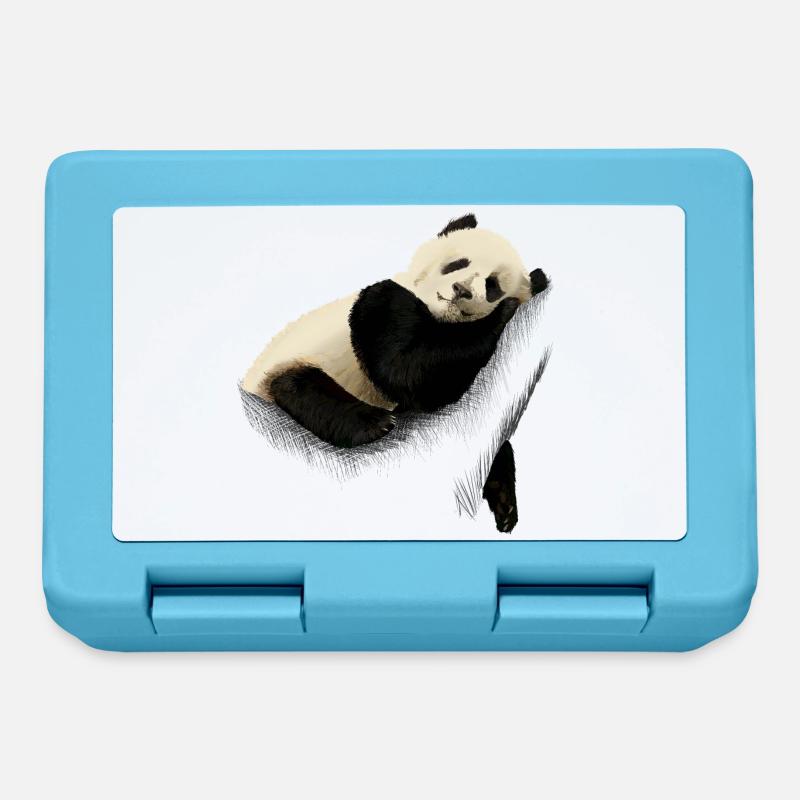 Panda - Brotdose - Saphirblau