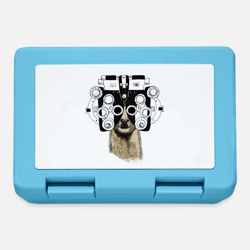Alpaca&Phoropter - Lunchbox - sapphire blue