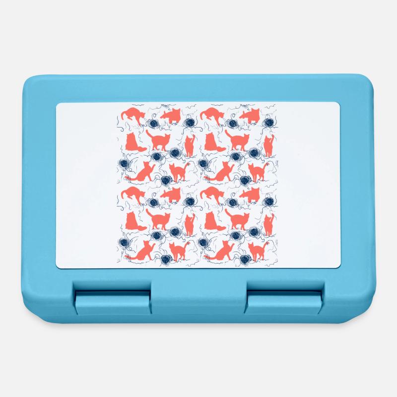 chatons de corail - Boîte à goûter - bleu saphir