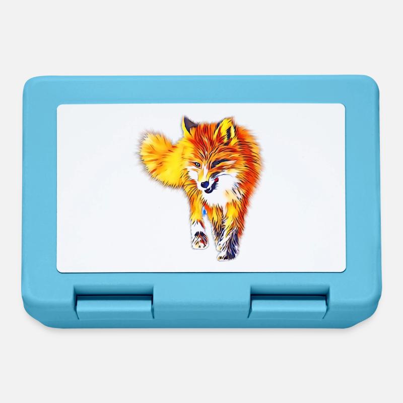 Fox - Lunchbox - sapphire blue