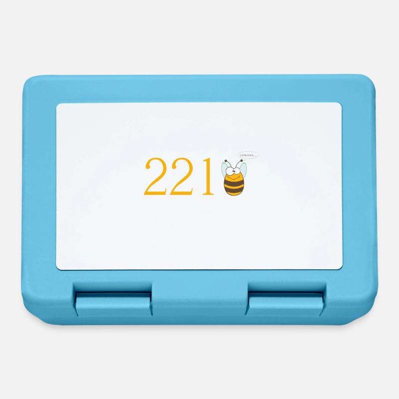 221bee - Boîte à goûter - bleu saphir