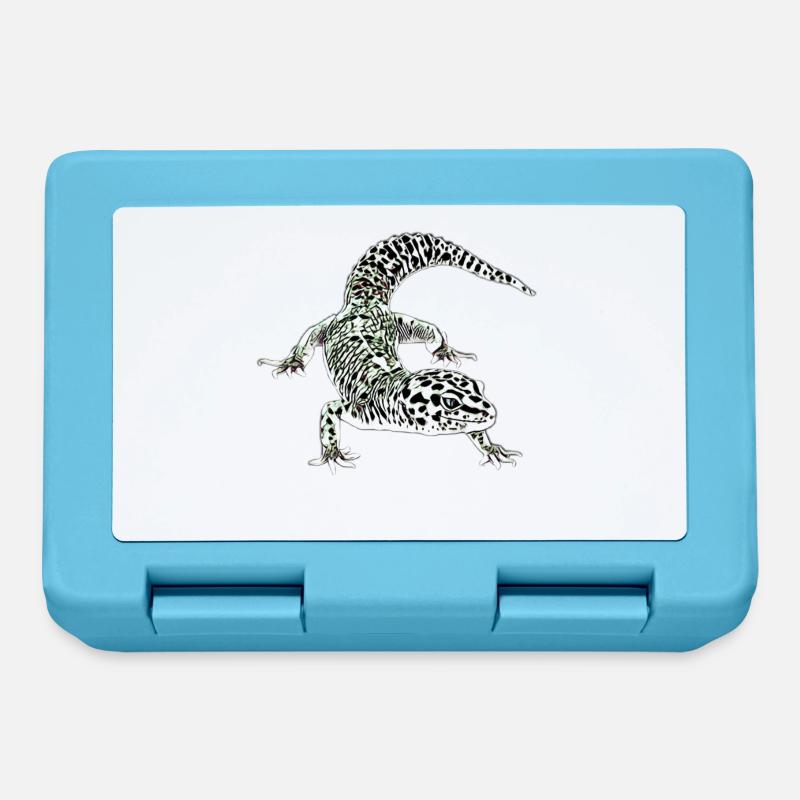 Gecko - Lunchbox - sapphire blue