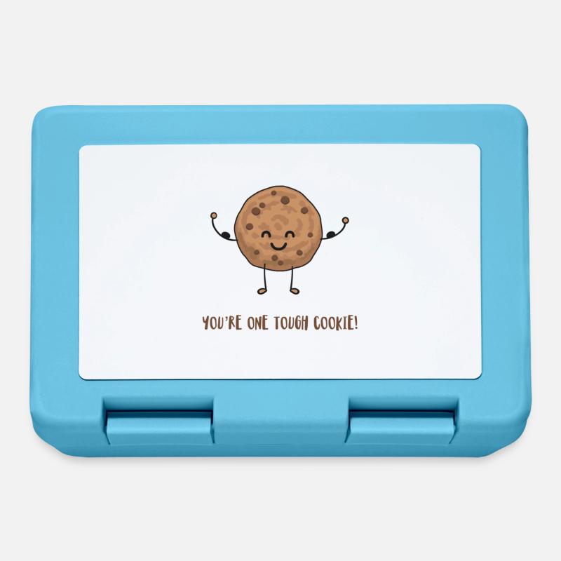 Biscuit - Boîte à goûter - bleu saphir