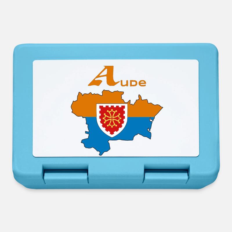 aude - Boîte à goûter - bleu saphir