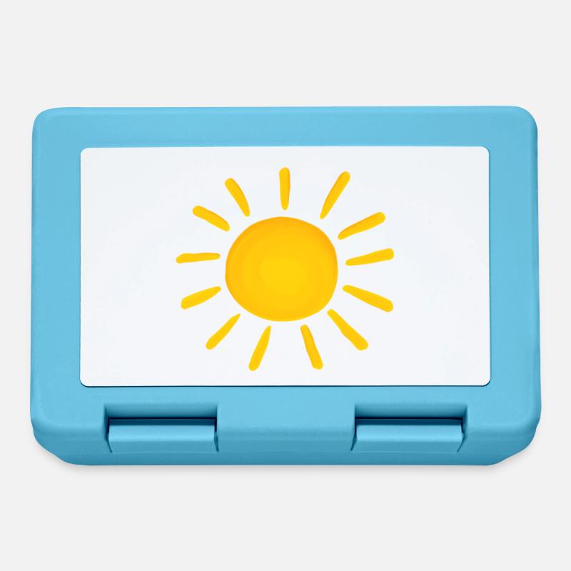 Sonne - Brotdose - Saphirblau
